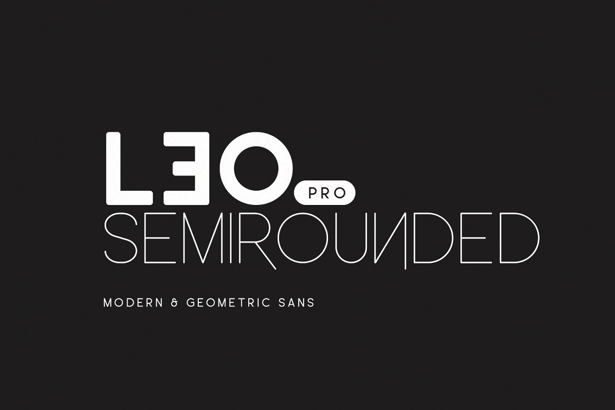 Leo SemiRounded Pro Font